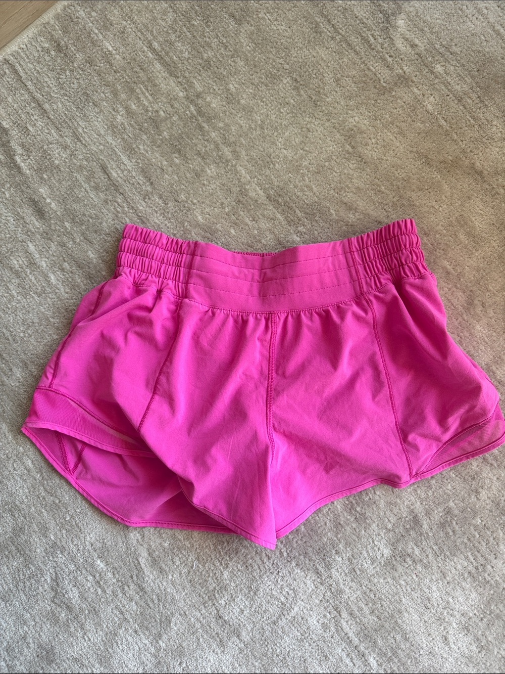 lululemon athletica Bright Pink Running Shorts